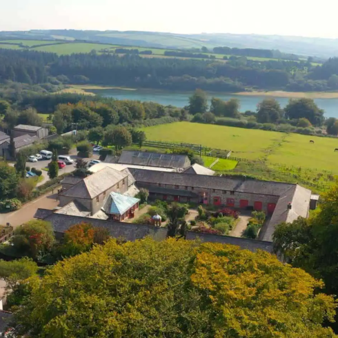 Aerial view of Calvert Devon